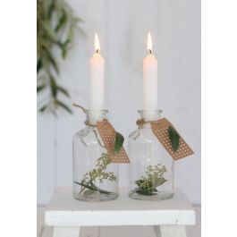 Dinner Candles White 110 mm - 7 pcs