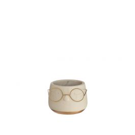 Pot with glasses Gold Ø85 h: 65 mm - 6 Pcs