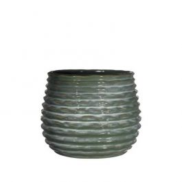 Pot Dark Green Rise Ø130 x h: 155 mm - 4 Pcs