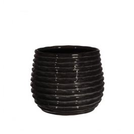 Pot Black Anthracite Rise Ø100 x h: 135 mm - 6 Pcs