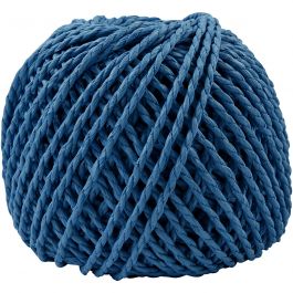 Paper Yarn Dark Blue 2.5 - 3 mm thick - 150 gram