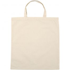 Shopping Bags, size 38x42cm, 135 g/m2, Light natural - 5 pcs