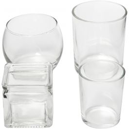 Tea Light Candle Holder, D: 45-73mm, H: 53-92mm - 72 pcs