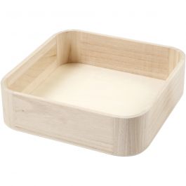 Trays, H: 7 cm, size 25x25 cm, 1 pc [HOB-56132]