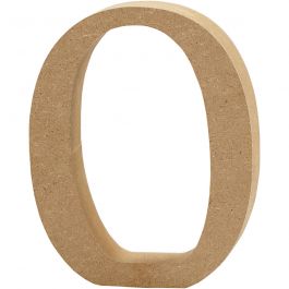Number 0, H: 8 cm, thickness 1.5 cm, MDF - 1 pc