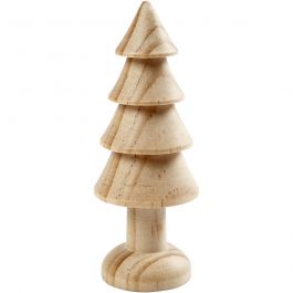 Tree, H: 10 cm, pine - 1 pc