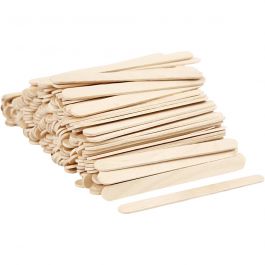 Ice Lolly Sticks, midi, L: 11.5 cm, W: 10 mm, birch - 200 pcs