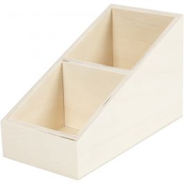 Display box, W: 10 cm, H: 12 (4) cm, plywood, depth 19.5 cm - 1 pc