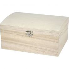 Treasure chest, 215x158x106mm, innersize 200x140x90mm, Empress tree - 1 pc