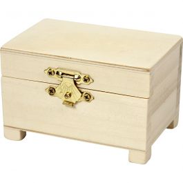 Treasure Chest, size 6x9x6 cm, paulownia - 3 pcs