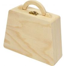 HandBags of pine, 175(125)x135mm, thickness 55mm, innersize 118x120 - 1 pc