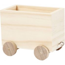 Train carriage, H: 80mm, L: 95mm, W: 65mm - 1 pc