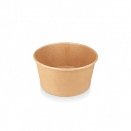 Salad & sauce cups 480ml 16oz Ø118 mm kraft - 500 pcs