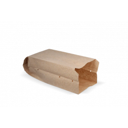 Snack Bags perforated Paper - 0.5 pond 105x85x270 mm kraft 50gr - 1.600 pcs