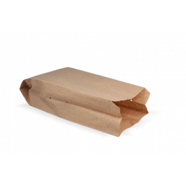 Snack Bags perforated Paper - 1 pond 140x80x320 mm kraft 50gr - 1.200 pcs