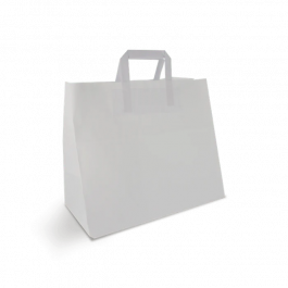 Carrier Bags Paper 320x170x270 mm White - 250 pcs