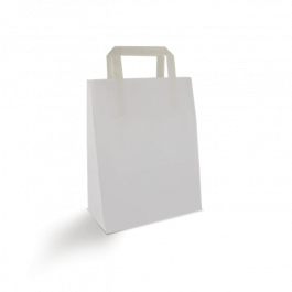 Carrier Bags Paper 220x100x280 mm White - 250 pcs