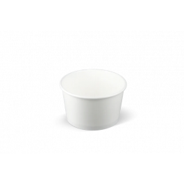 ice cream cup Carton 240ml Ø92 mm 8oz White - 1.000 pcs