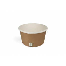 Soup cups Carton 360ml Ø110mm 12oz FSC®Mix kraft - 1.000 pcs