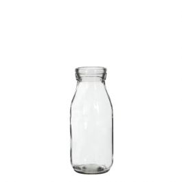 Glass Milk Bottle 250ml 140x60mm - 24 pcs