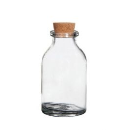 Glass Bottle Mini White cork 20ml 60x30mm - 105 pcs