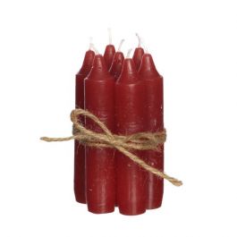 Dinner Candles Red 110 mm - 7 pcs