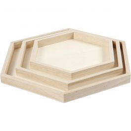Trays, D: 21+26+31 cm - 3 pcs