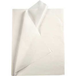Tissue Paper, white, 50x70 cm, 14 g - 25 sheets