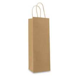 Wine bags 12+10x35cm Brown - 100 pcs