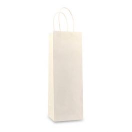 Wine bags 12+10x35cm White - 100 pcs
