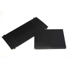 Kraft Gift Boxes Matt Black 124x25x171mm -25 pieces