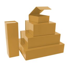 Magnet boxes 230x230x110mm Gold -25 pcs