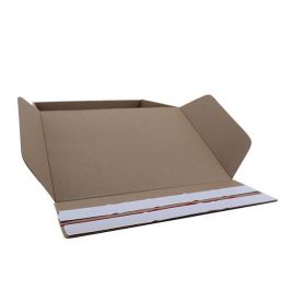 Shipping boxes Dots 430x360x150mm Brown -25 pcs