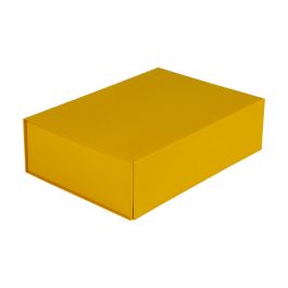 Magnet boxes 350x250x100mm Ochre Yellow -25 pcs