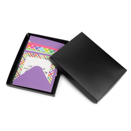 Kraft Gift Boxes Matt Black 114x16x152mm -25 pieces