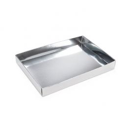 Paper Box Bottom Shimmer Silver 137x25x191mm - 25 pcs