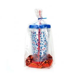 Eco Block Bottom Bags Bioplastic 102x76x254mm - 100 pcs