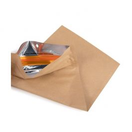 Grip Seal Bags w/ Child Resistant Zipper Kraft 76 x114 mm - 100 pieces