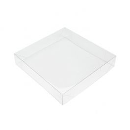 Lid Foldable and crystal Clear 13.2x2.5x13.5 cm (25 pieces) [BT357]