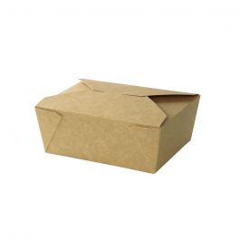 Take-Away Cardboard Boxes brown 1150 ml - 300 pcs