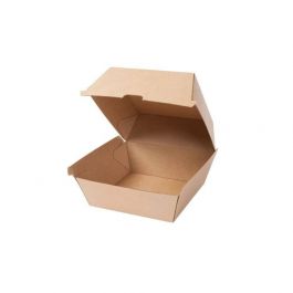 Take-away Box Brown, 16.8x15.4x9.8 cm, square (200 pieces) [GB-DFC04286]