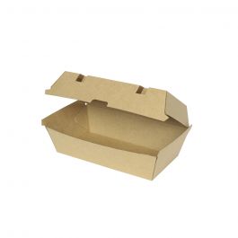 Take-away Boxes Cardboard 21.4x11.4x8.5 cm Brown (200 pieces) [GB-DFC04305]