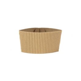 Cup sleeves Cardboard for 200 ml Paper Cup, Brown (1000 pieces) [GB-DHD04782]
