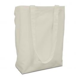 Cotton carrier bags 38x42cm with handle ecru 38x42cm (250 pcs.) [FP-DKE001]