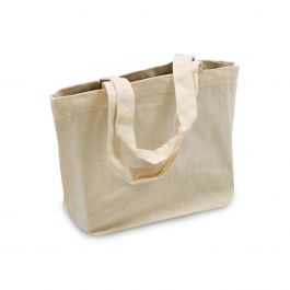 Cotton Mini bag 30 x 20cm (2x5cm) Ecru 30x20cm (100 pcs.) [FP-DKE026]