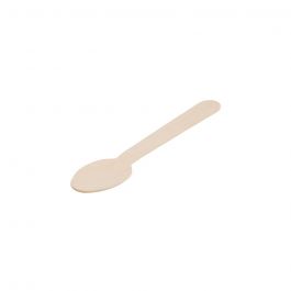 Spoon Wood small 14 cm with biocoating (1000 pieces) [GB-DSE06336]
