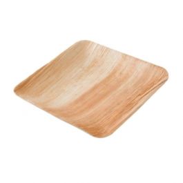 Square Plate Palm Leaf, 23x23 cm (200 pieces) [GB-DTW05640]