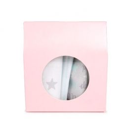 Kraft Gift Boxes Pink with Circle Window 89x38x102 mm - 25 pcs