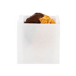 Greaseproof Bags White 102x29x114mm - 100 pcs