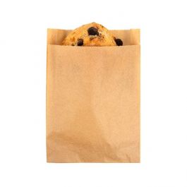 Greaseproof Bags Kraft 114x29x171mm - 100 pcs